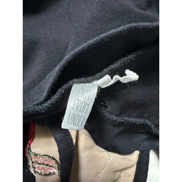 Out from Under Body suit Women's Size S Sheer Halter top Embroidery Open Back - Picture 8 of 10